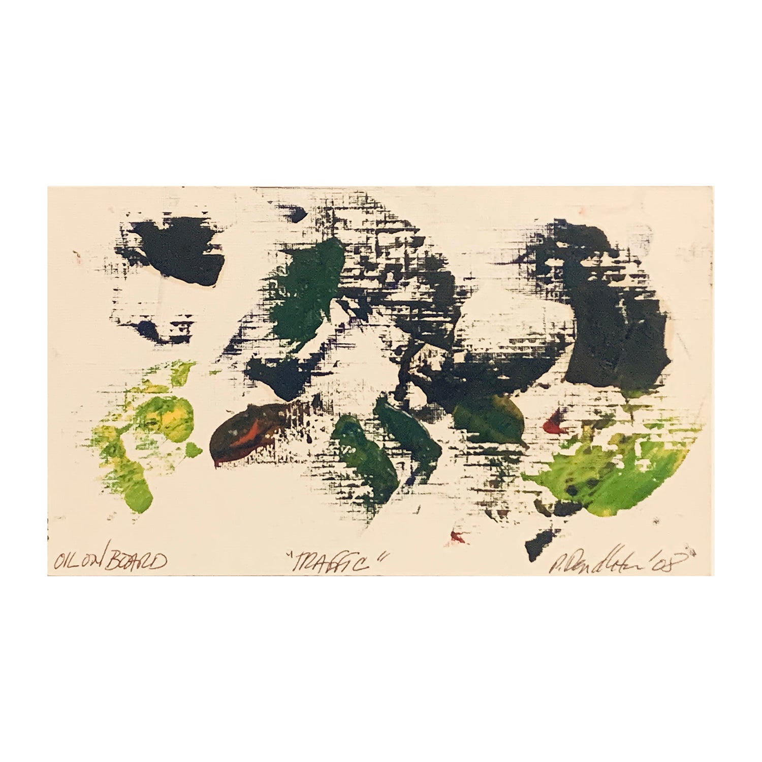 Original Abstract Oil Painting, 5.75 x 9.75 inches, by Patty Pendleton